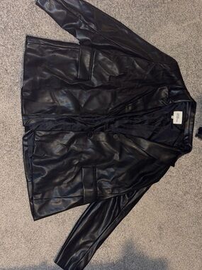 Limited collection leather faux jacket XXL